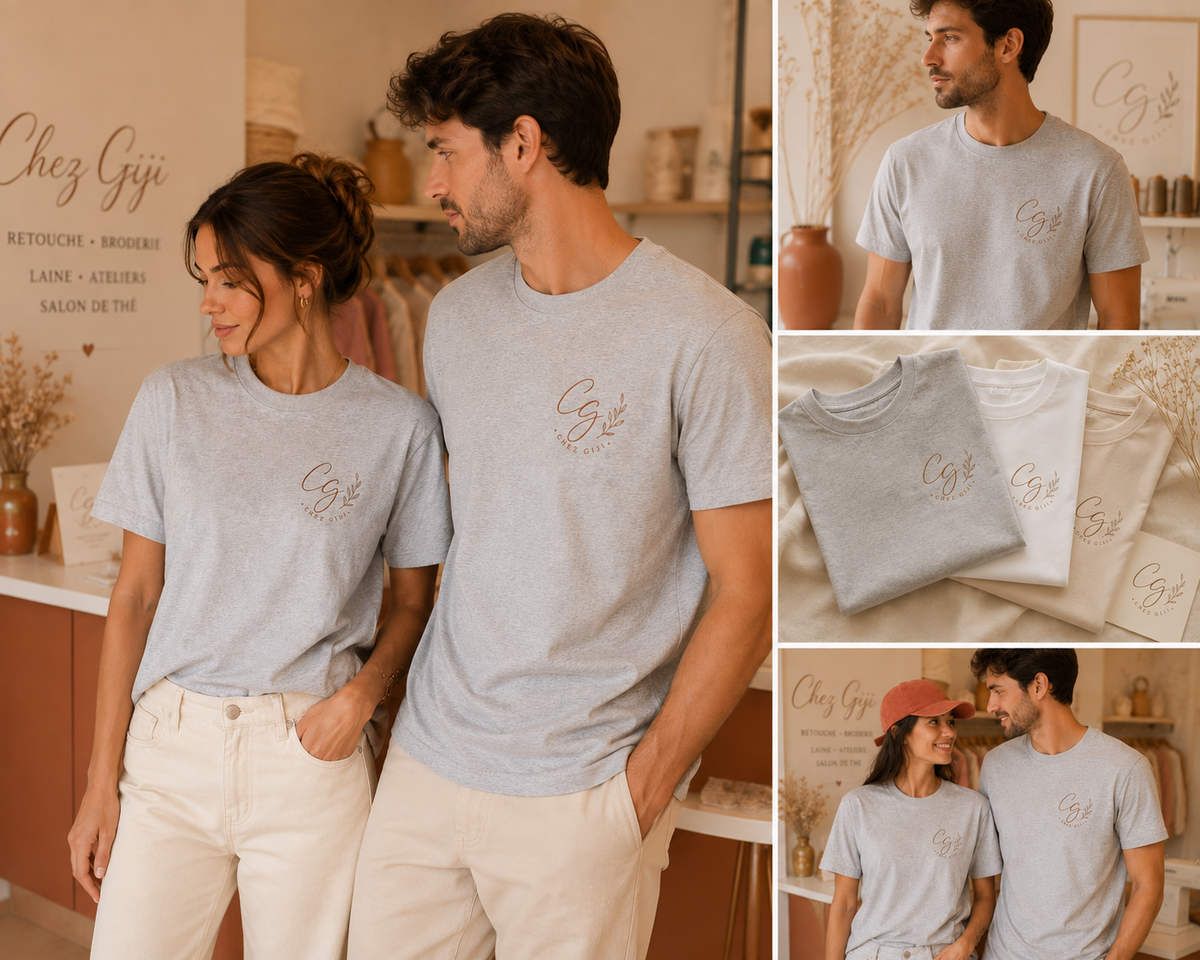 T-shirt brodé personnalisé